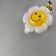 Polymer ball 16 "" White chamomile with a bee ", with a wand