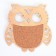 Camping board "Owl, 19.5 x 20 cm