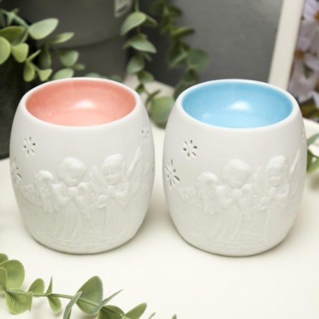 Aroma lamp ceramics "Angels" mix 9x8x8 cm