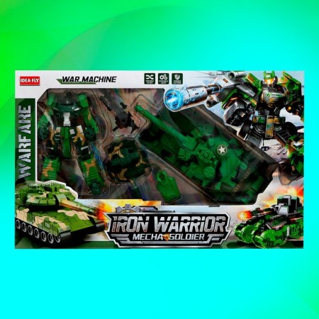 The set of robots "Tank battle" will be transformed, in the set 2 pieces-14