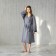Shifu robe, size l, dark blue color