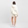 Women's sweatshirt with a hood Mist Old School size 44, Milk color