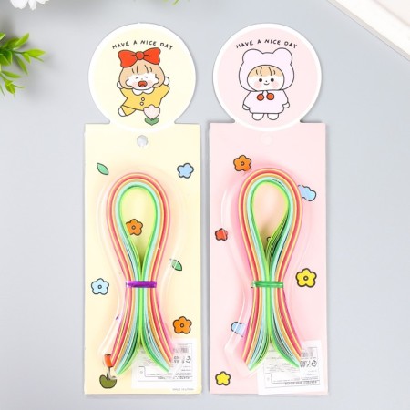 Strips for Quilling "Color" (nr 100 lanes) width 1 cm length 25 cm 22x7x1.3 cm-2