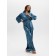Women's set (jacket, trousers) KAFTAN VELVET 48-50, blue