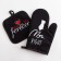 Kitchen set (2 items) MR RIGHT shares, severity 17x17 cm, mitten 26x16 cm, 100% p/e