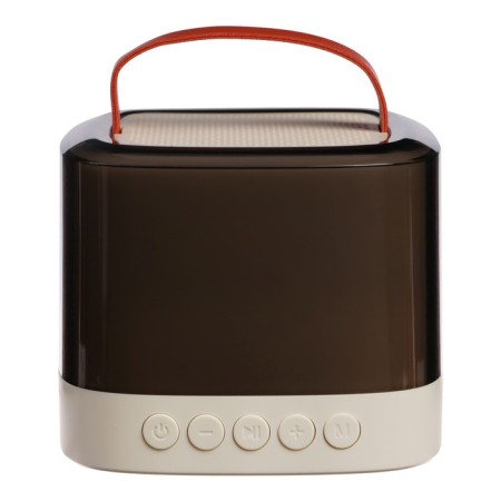 Mini Karaoke system T7, 5 W, microphone, 1800/800 mach, Jack 3.5, Type-s, RGB, beige-2