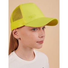 Children's cap, size 48-50, lime color