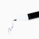 Ballpack plastic pen with a cap "Prutation, black", blue paste, 0.5 mm