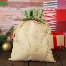 Gift bag, on ties, 30 × 40 cm