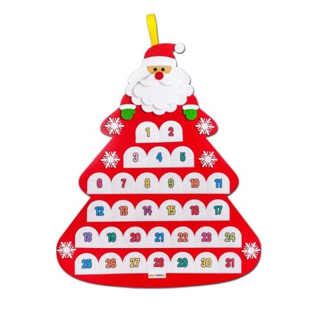Puzzle rug "Advent calendar. Father Frost"