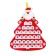 Puzzle rug "Advent calendar. Father Frost"