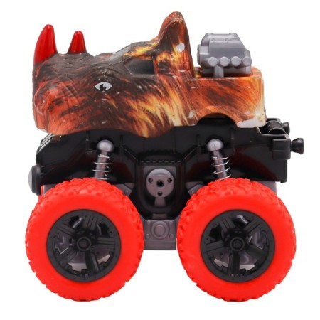 Friction Funky Toys "rhino", 4x4, springs, red red-3
