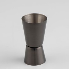 Dzhigger Dolyana Metallic, 15/30 ml, stainless steel, dark gray color