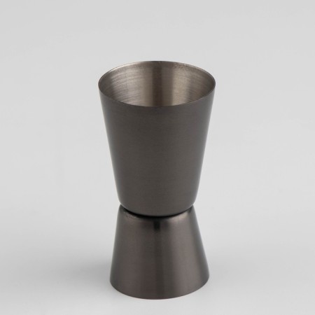 Dzhigger Dolyana Metallic, 15/30 ml, stainless steel, dark gray color