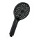 Shower watering can Accoona A346F, plastic, black