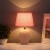 HELP LAM "Kira" 1x40W E14 pink 20x20x34cm