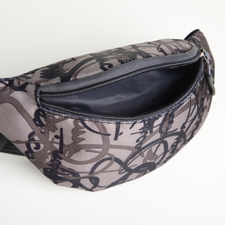 Bag children on the belt letters, 24*6*11, depth for the Moln, breathe mesh, rog string 100, gray-2