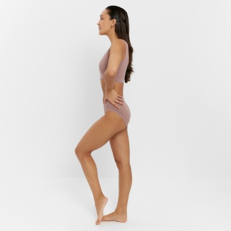 Female set (top, panties) Gray color, size 42-44-1
