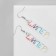 Acryl Earrings "Shipper", colored