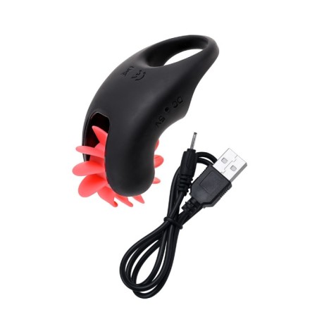 Vibrooko Erotist, silicone, black, 8.5 cm-3