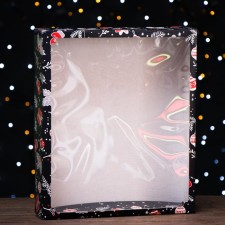 Box a team cover is, with a window, 