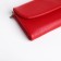Women's wallet on magnet, red color