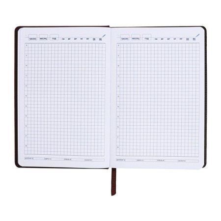 Lotted Diary, A5, 140l, Cage, Region Kozhzam, Green-9