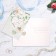 Postcard "Happy Wedding Day!" gently green, congruen, glitter, a4