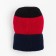 A hat for a boy, the color is red, rr 47-50 cm (9-18 months)