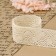 Knitted lace, 50 mm × 10 ± 1 m, beige color
