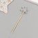 Decor for creativity "Silver Snowflake", 11 cm (set 10 pcs)