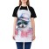Apron kitchen with a photo print "Stylish raccoon", adjustable, size OS