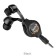Hoco M68 headphones, wired, vacuum, 65 cm, black