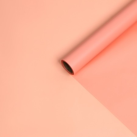 Flower film, matte, light corral, 0.58 x 10 m-2