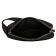 Male bag, lightning department, 1 external pocket, adjustable belt, black color