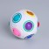 Puzzle ball "Antiplupine", white color