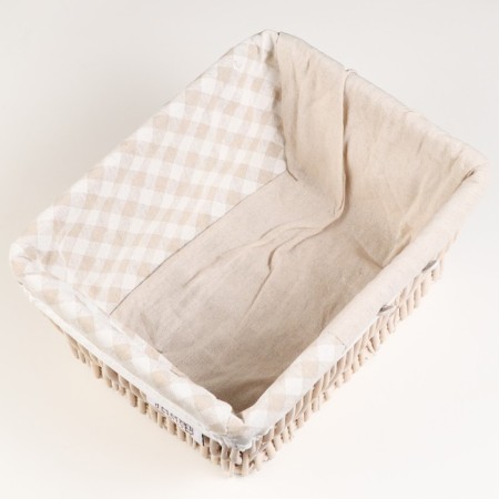 Stelly basket "Button", 35x27x15 cm, milk-2