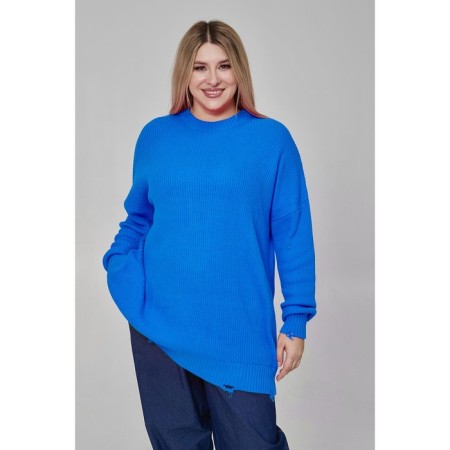 Female jumper, size 58, blue color-1
