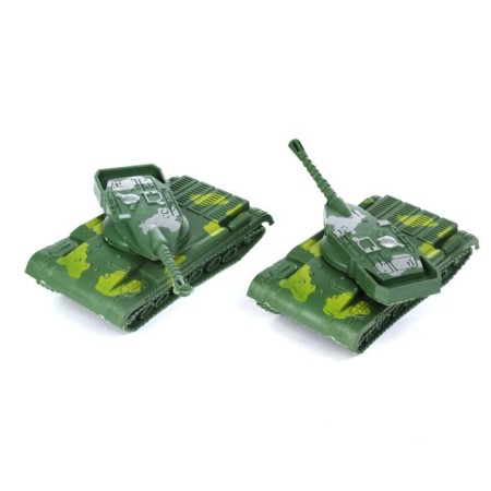 Паровоз инерционный «Военный», с танками, цвета МИКС-6