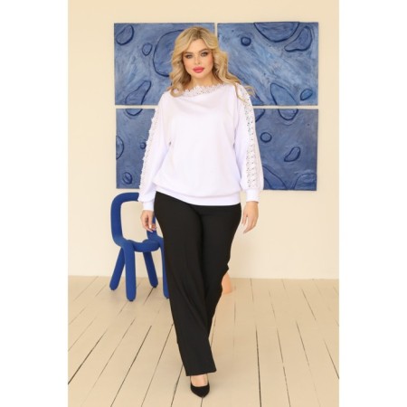 Female jumper, size 52, white color-12