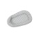Nest, size 54x90 cm, gray color, zigzag print