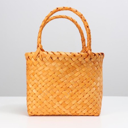 Wicker basket, sequoia, 25 x 15 x 21/33cm, natural-1