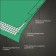 Protective tent, 5 × 3 m, density 90 g/m², UV, eyelets step 1 m, green