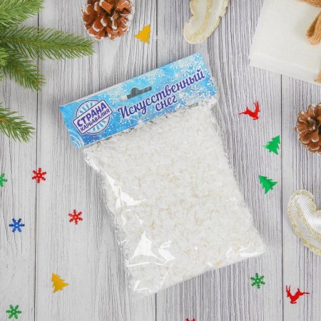 Artificial snow, 50 g, white color
