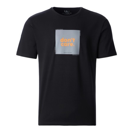 Male T -shirt, black color, size 46 (m)-1
