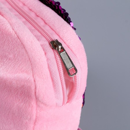 Baby backpack with sequins "Pink Dragon", p. 23 × 28 cm-6