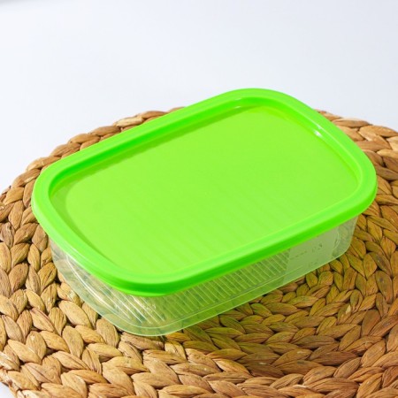 A set of food containers "Biofresh", 3 pcs: 500 ml, 1 l, 1.6 l, color mix-3