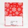 Gift, laminated, "snowflakes", 18 x 23 x 10 cm