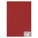A4, 150 μm binding covers, 100 sheets, plastic, transparent red, Geleos