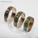 Save and Save the Ring of Mood, the size of the mix, colored in silver